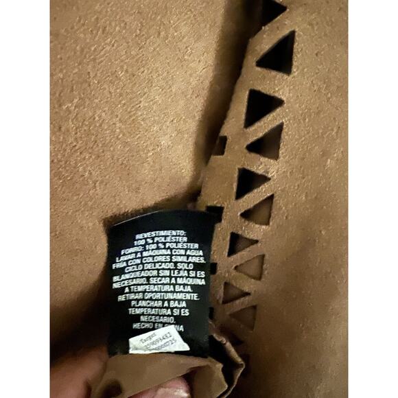 Mossimo faux sides cut out skater dress brown Side XL - Picture 4 of 6